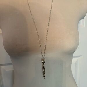 Long MERMAID necklace sterling silver